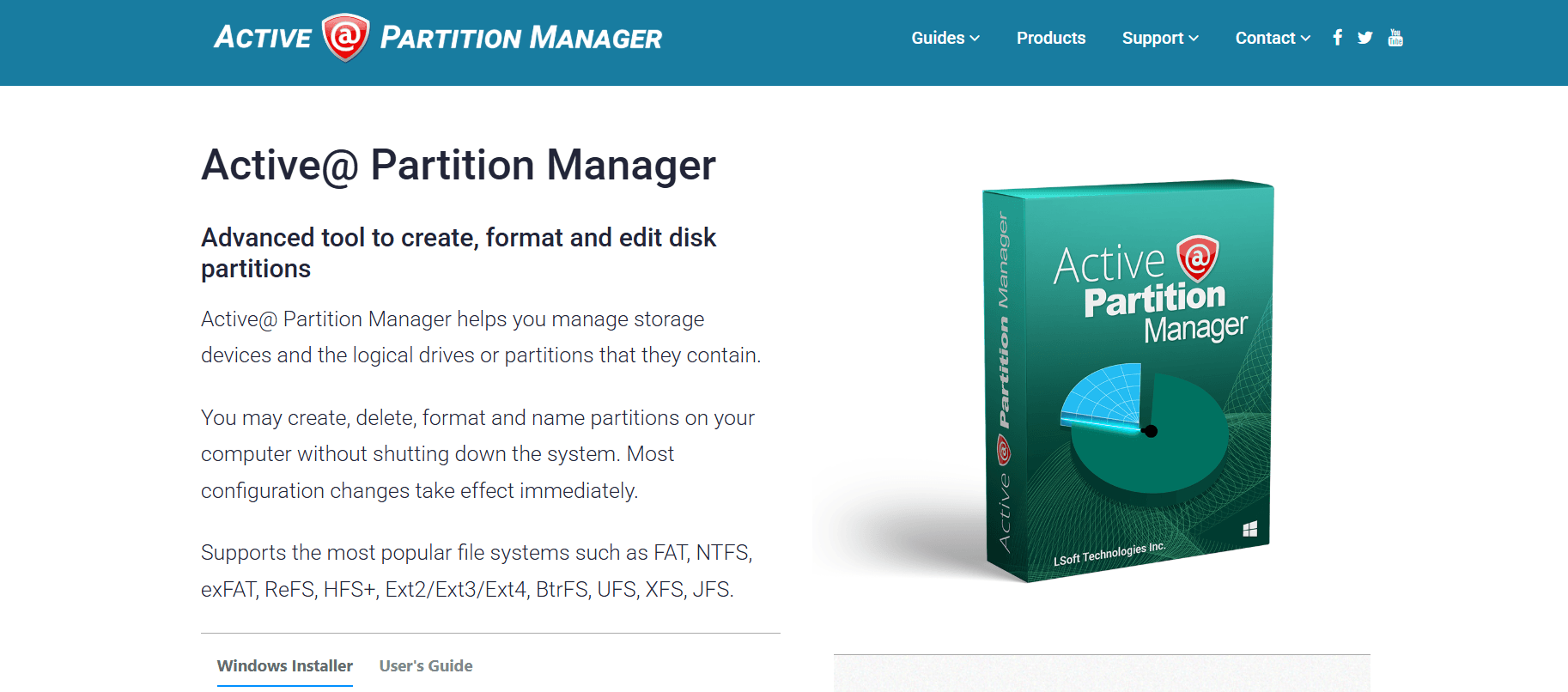 Milioudis Tech - Active@ Partition Manager interface and disk partition tool analysis.