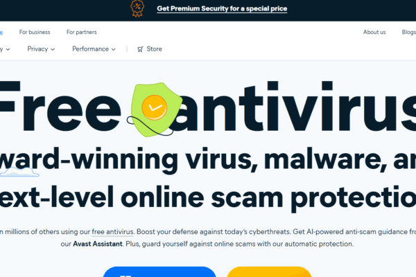 Milioudis Tech - Avast One Basic 2026 dashboard review showing free VPN and AI antivirus protection.