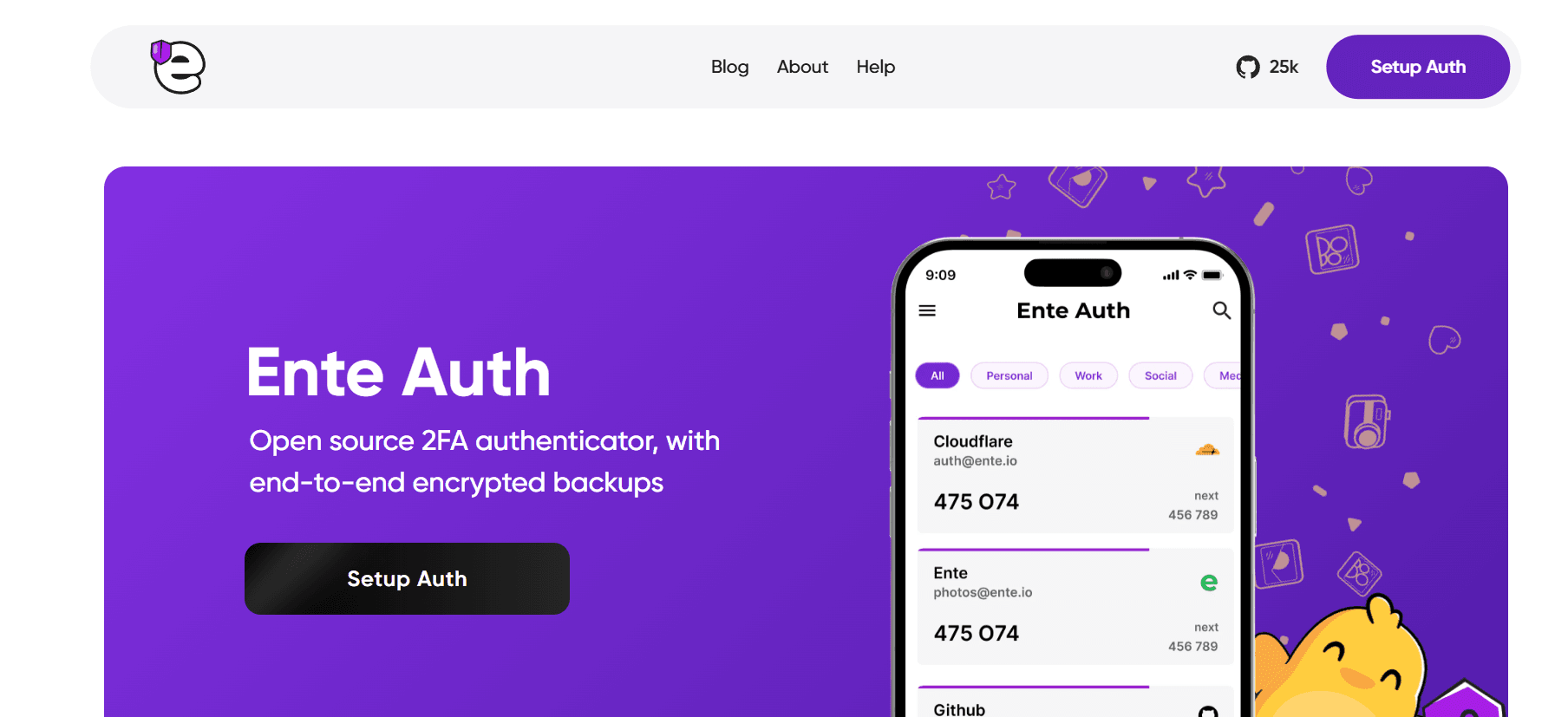 Milioudis Tech - Ente Auth 2026 interface review showing E2EE cloud backup and cross-platform sync.