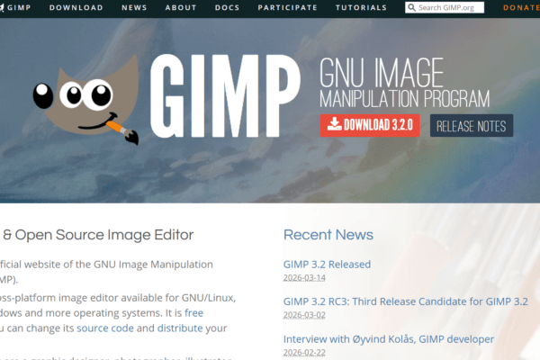 Milioudis Tech - GIMP interface and professional open-source image manipulation tools.