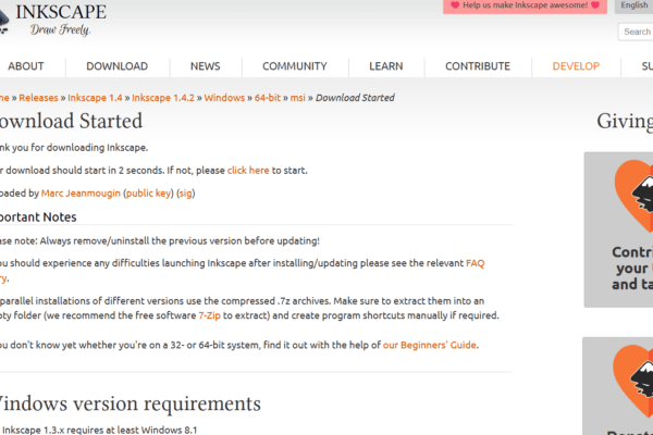 Milioudis Tech - Inkscape vector graphics editor interface and SVG design tools analysis.