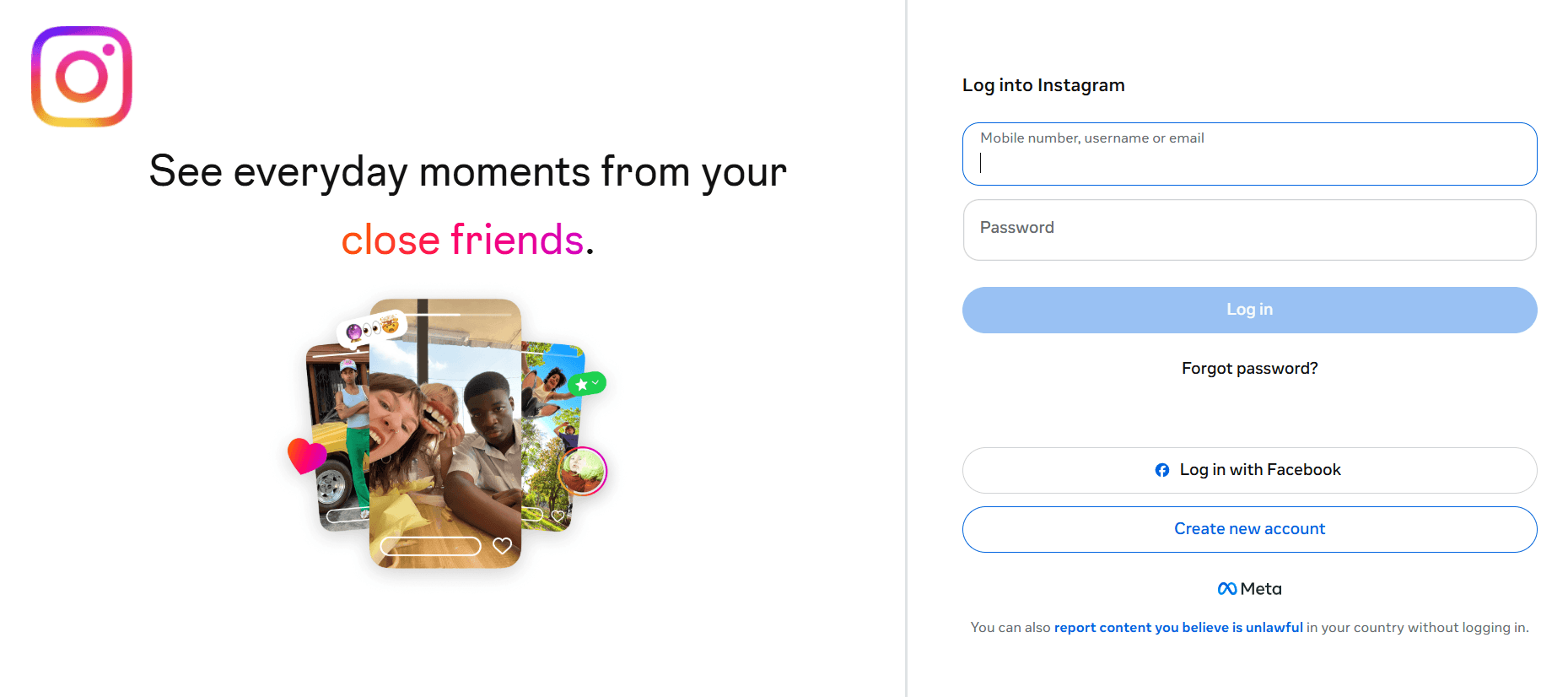 Milioudis Tech - Instagram interface and social media content creation tools analysis.