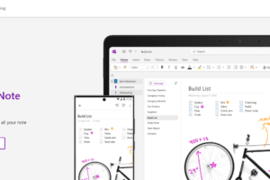 Milioudis Tech - Microsoft OneNote interface and digital notebook organization tools analysis.