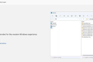 Milioudis Tech - NanaZip 2026 interface review on Windows 11 with Dark Mode and Mica effects enabled.