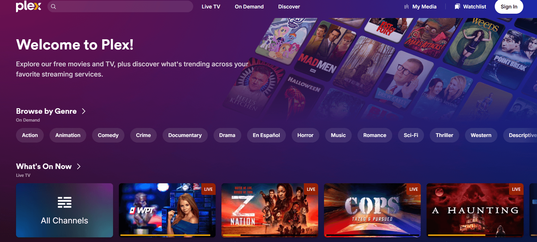 Milioudis Tech - Plex Media Server interface and home cinema streaming tools analysis.