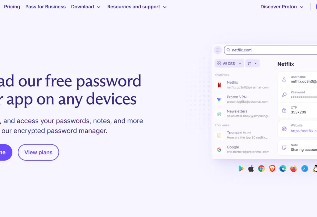 Milioudis Tech - Proton Pass 2026 dashboard review showing encrypted vault and email aliases.