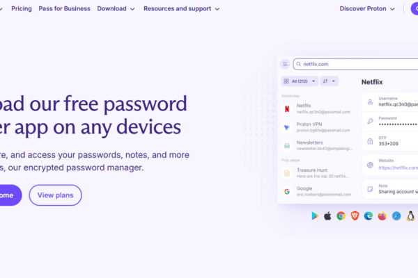 Milioudis Tech - Proton Pass 2026 dashboard review showing encrypted vault and email aliases.