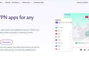 Milioudis Tech - Proton VPN 2026 dashboard review showing Secure Core servers and VPN Accelerator stats.