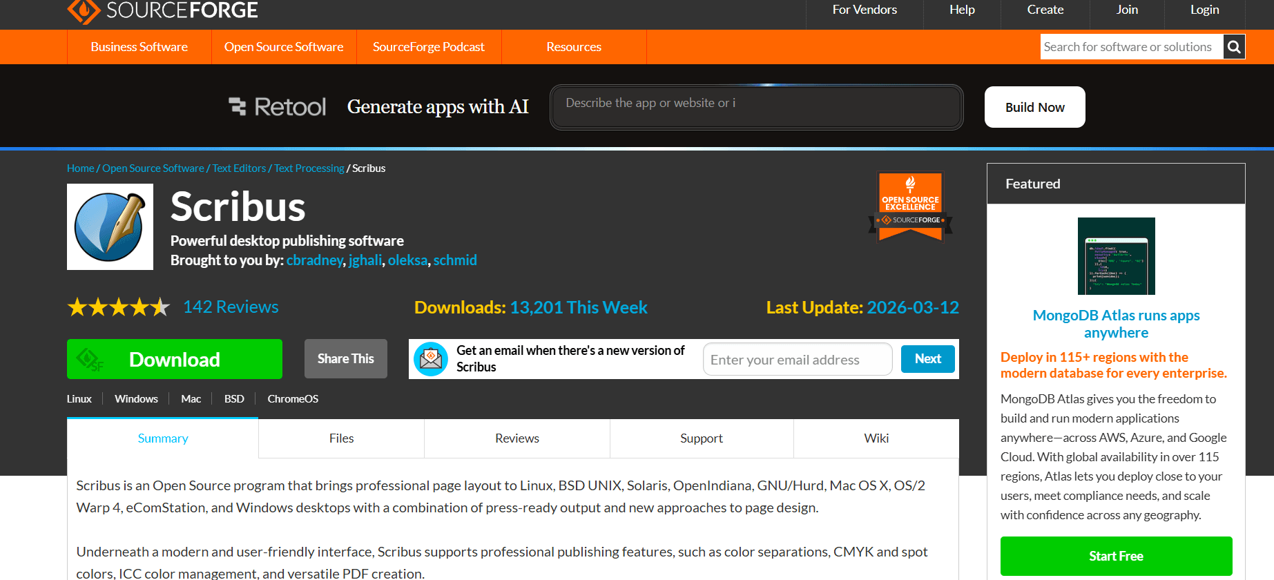 Milioudis Tech - Scribus desktop publishing interface and open-source layout design tools.