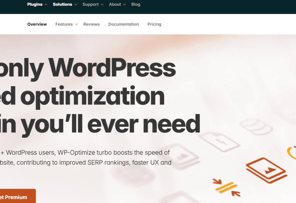 WP-Optimize 2026 dashboard review showing the database cleanup status, image compression savings, and page caching settings.