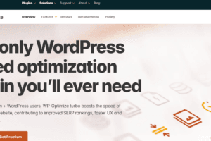 WP-Optimize 2026 dashboard review showing the database cleanup status, image compression savings, and page caching settings.