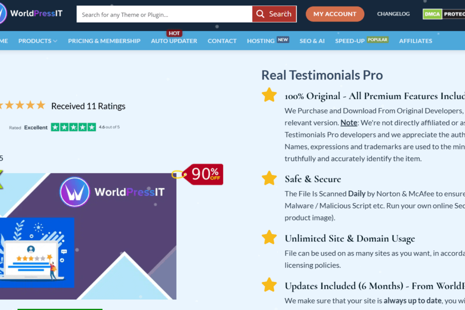 The Real Testimonials Pro 2026 administrative interface showing the AI sentiment analysis dashboard, the external review aggregator settings, and a preview of a video testimonial slider for a tech website.